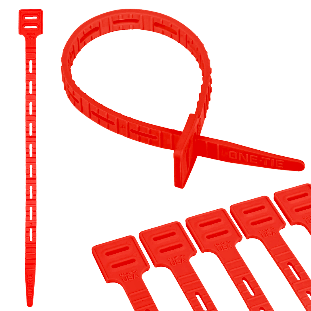 One-Tie Reusable Zip Tie (10 Pack)