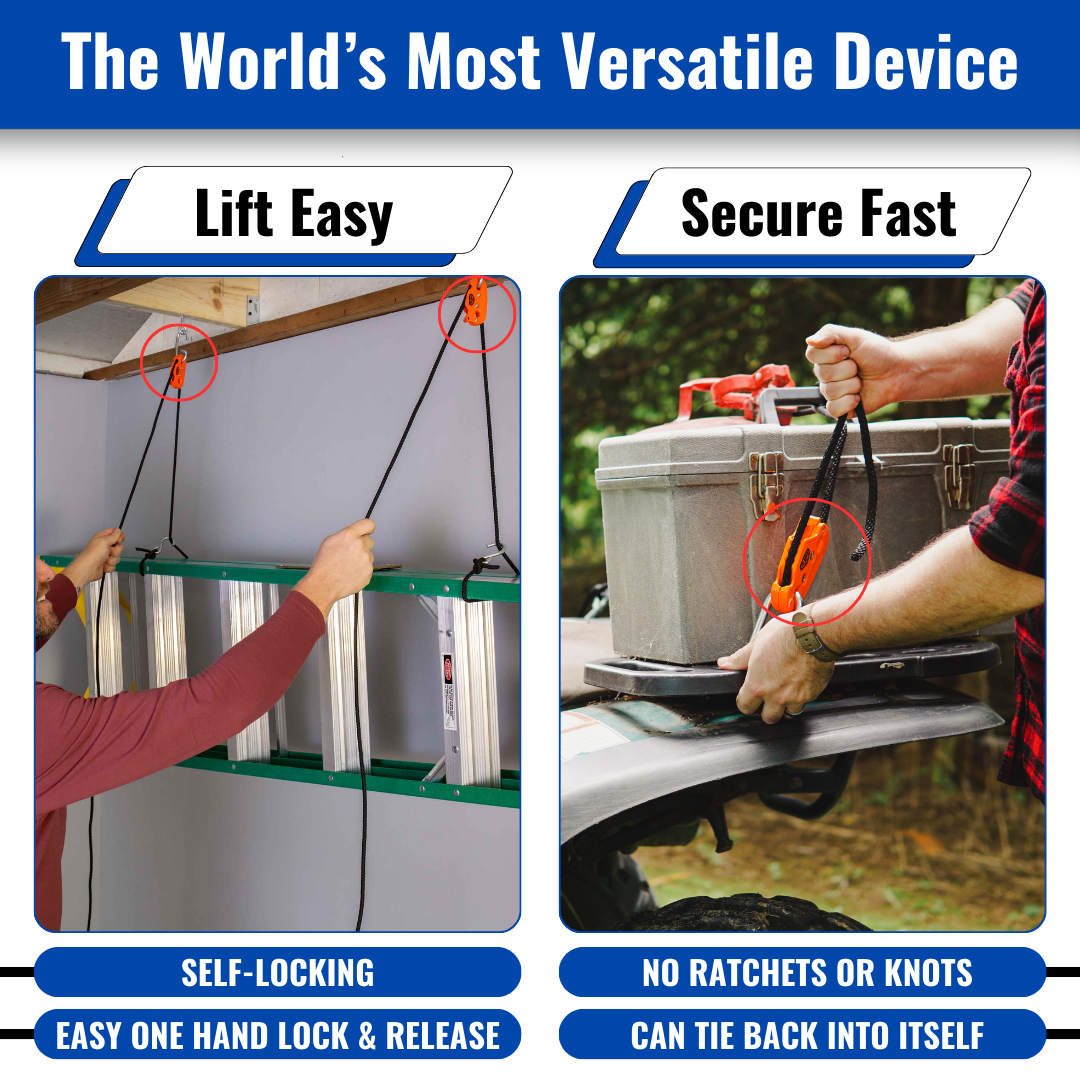 Metal Rope Boss Tie Boss Block and Tackle | Game Hoisting Solution | USA