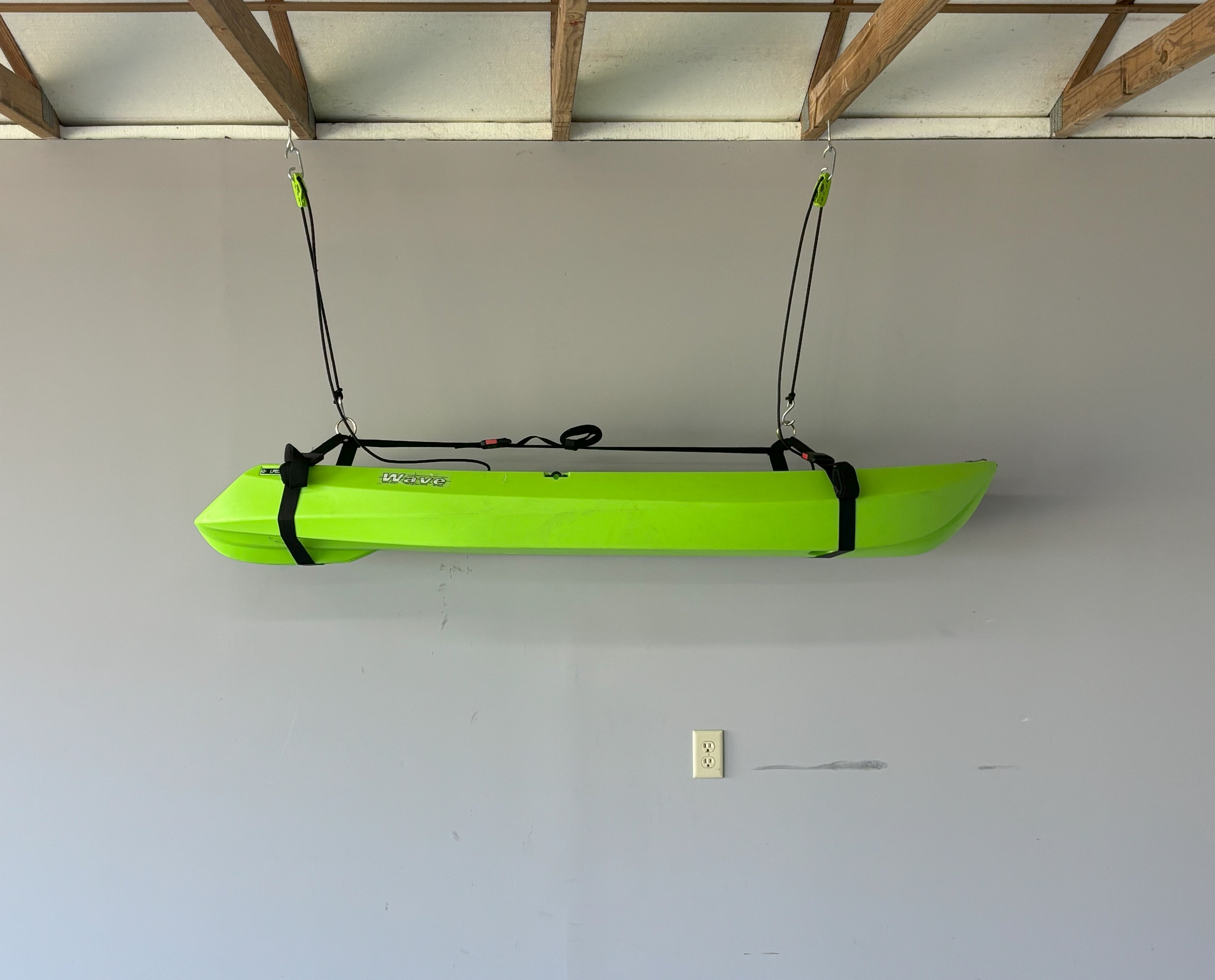 Kayak Hanger Sling Tie Boss Store Kayaks Easily