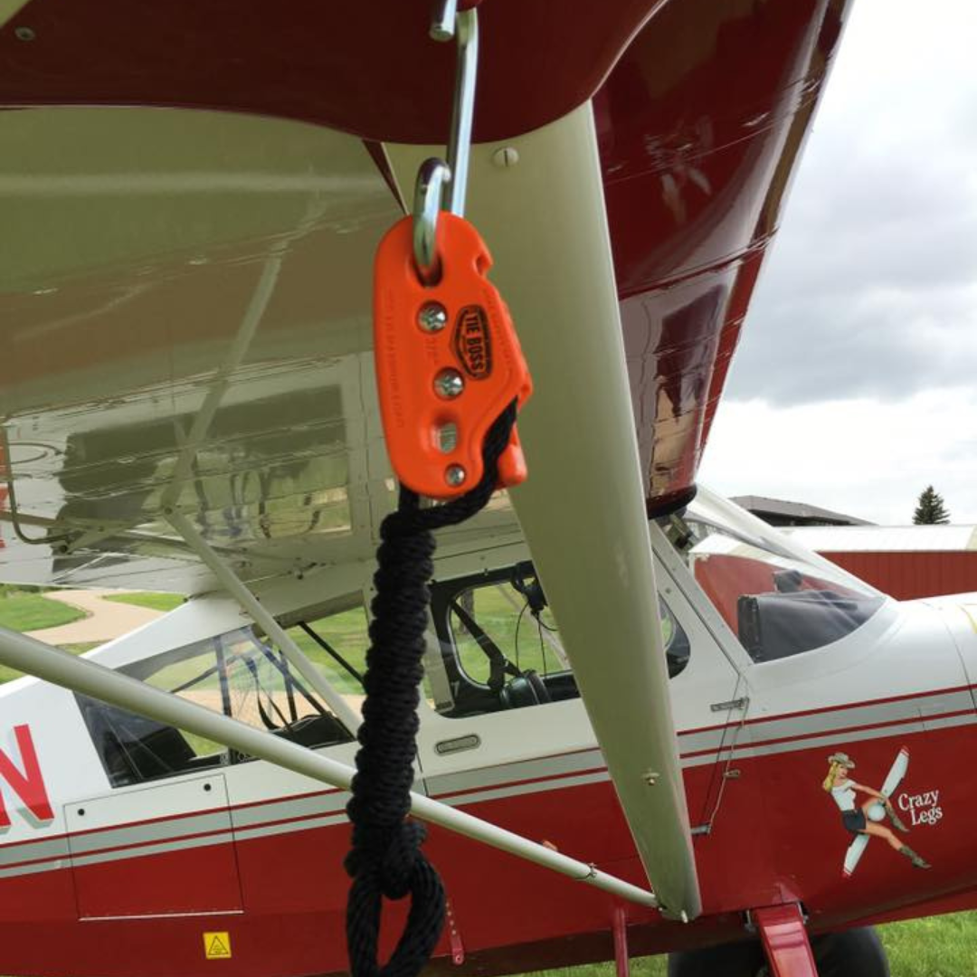 airplane tie downs