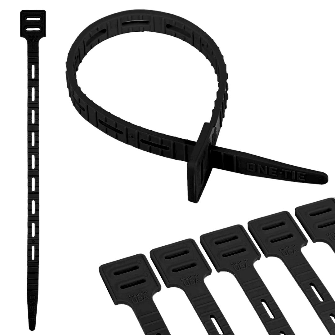 One-Tie Reusable Zip Tie (10 Pack)
